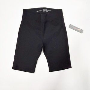 Tractr Girls Size 14 Black Biker Shorts High Waist Flex-Tech